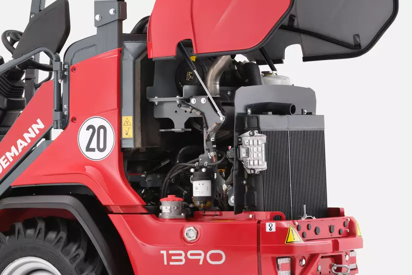 Weidemann Hoftrac 1390, Abgasnorm Motorenauswahl