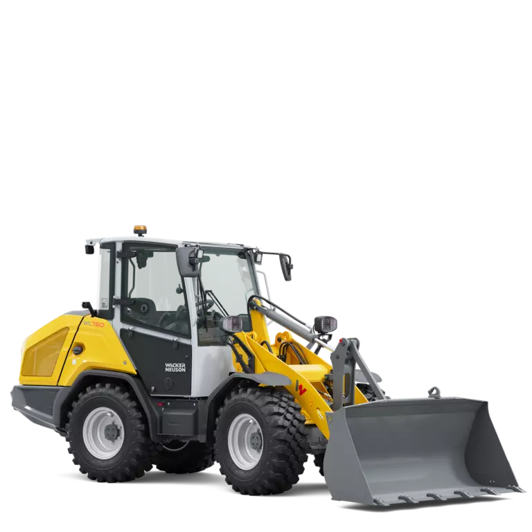Wacker Neuson Radlader WL750 mit Erdschaufel, Studio
