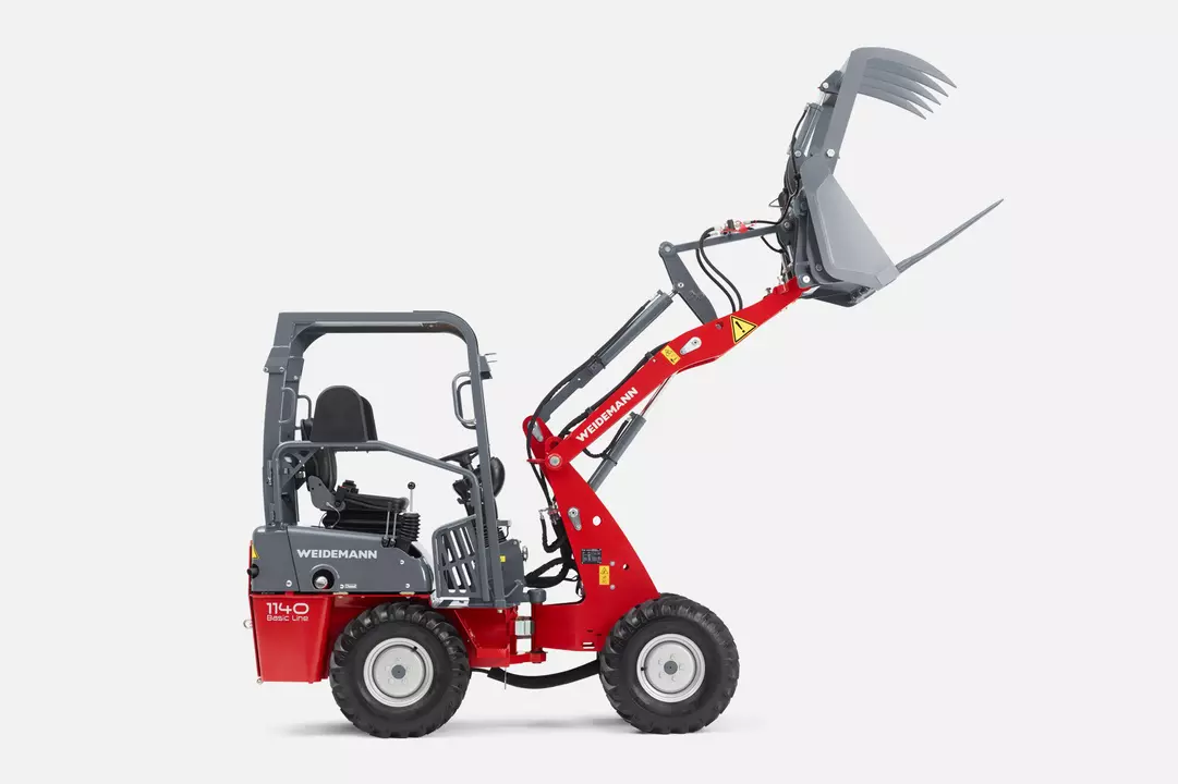 Weidemann Hoftrac/Hoflader 1140 Basic Line Fahrerschutzdach mit Greifschaufel, Studio