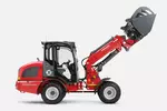 Weidemann Wheelloader 2080LPT cabin with grabbucket, studio