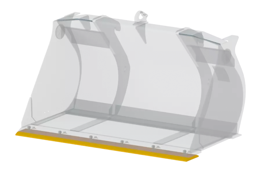 Wacker Neuson attachments, digging bucket with interchangeable cutting edge