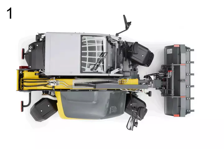 Wacker Neuson Teleskoplader TH412e, Drei Lenkarten, Studio
