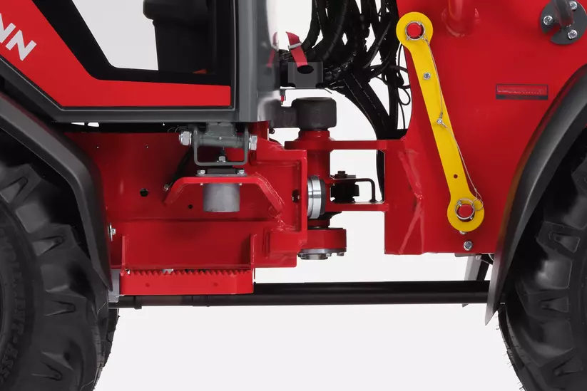 Weidemann Hoftrac 1390, Kabinenfederung mit Hydrolagern