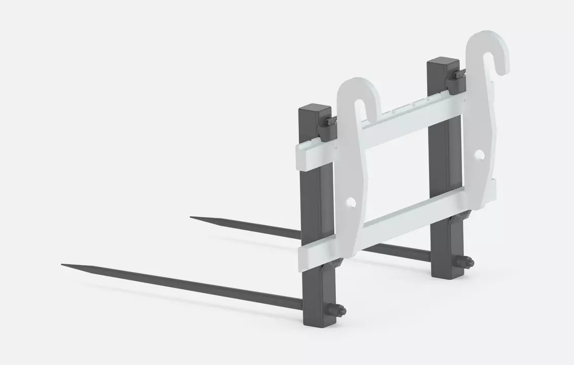 Weidemann attachments bale spike for pallet fork, Studio
