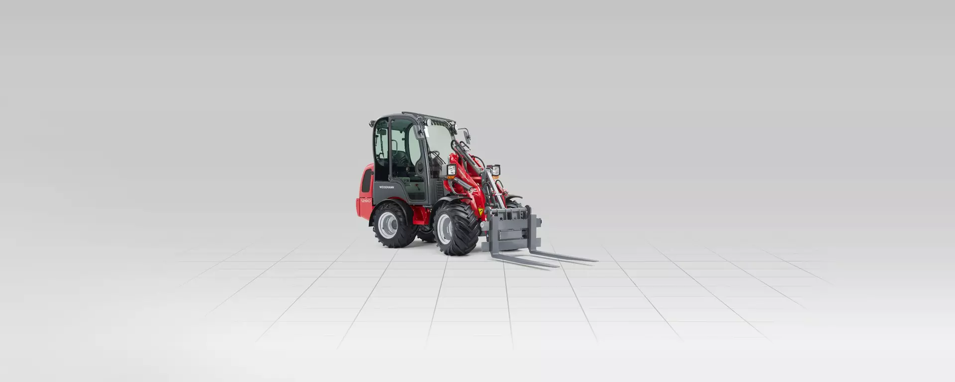Weidemann Hoftrac 1280 mit Palettengabel, Studio