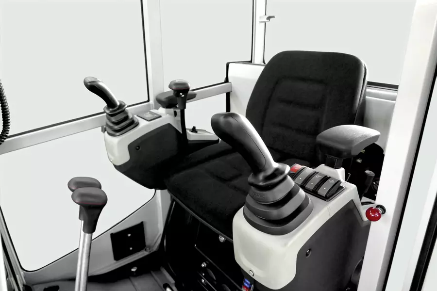 Innenausstattung wie zum Beispiel Armlehne, Beinfreiheit des ET16