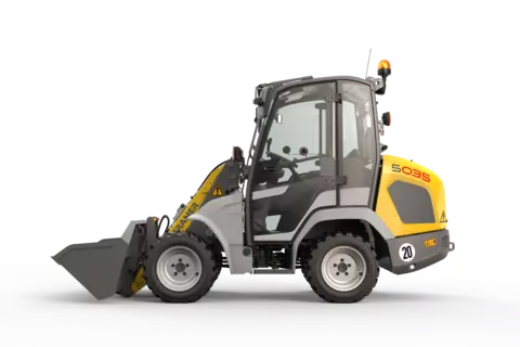 Der Radlader 5035 von Kramer.