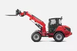 Weidemann telescopic wheel loader 4060T cabin with pallet fork, studio