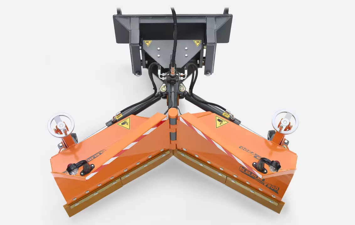 Weidemann attachment V-Snow plow, Studio