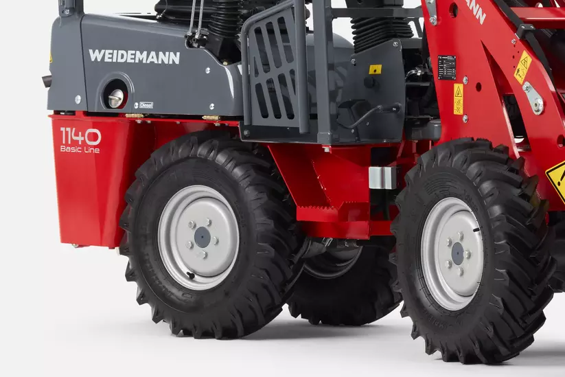 Weidemann Hoftrac 1140BL, Ein- und Ausstieg
