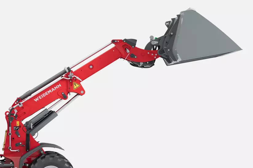 Weidemann Teleskopradlader 2060T im Studio, Teleskoparm