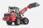 Weidemann telescopic wheel loader 5080T cabin with light material bucket, studio