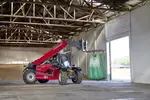 Weidemann telehandler T7035 with pallet fork, Einsatz