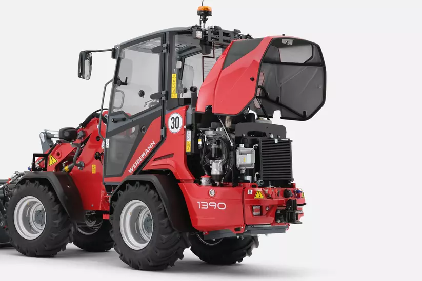 Weidemann Hoftrac 1390, Motorhaube