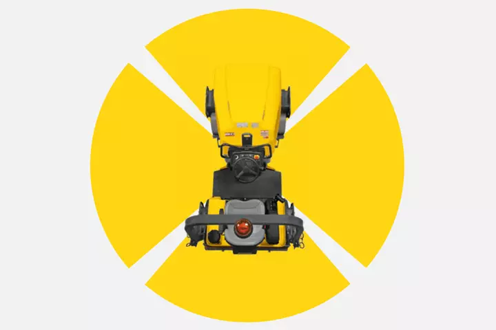 Illustration line-of-sight Wacker Neuson Wacker Neuson tandem rollers