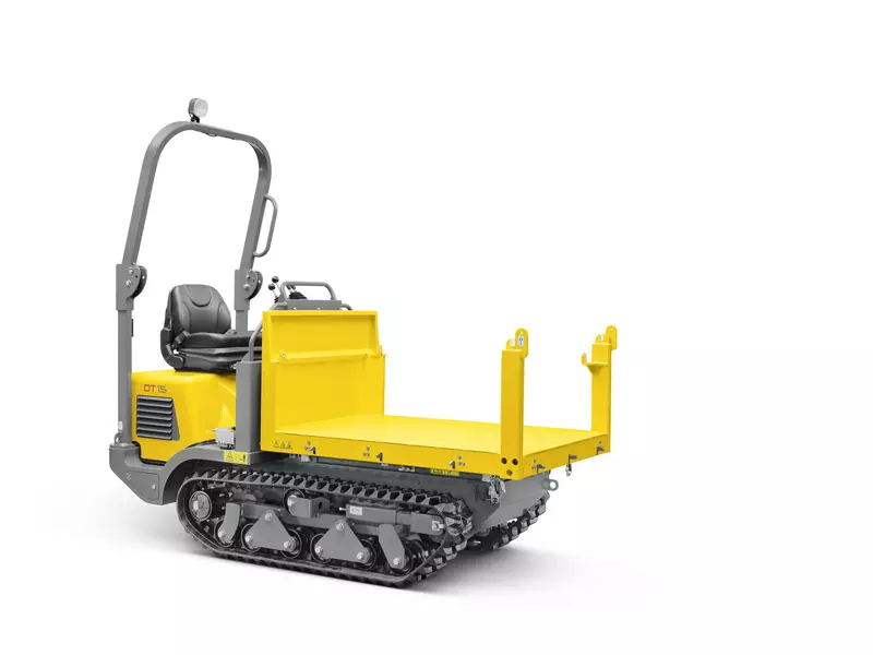 DT15 studio photo with removable side parts of the 3-way tilting platform