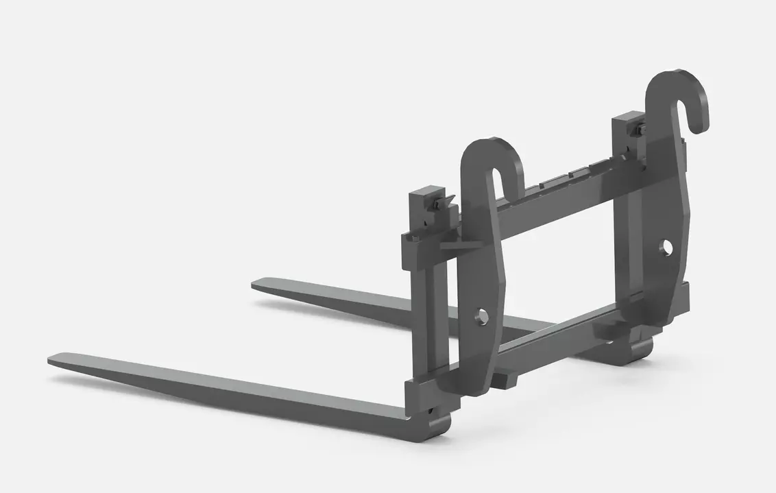 Weidemann attachment Pallet fork, Studio