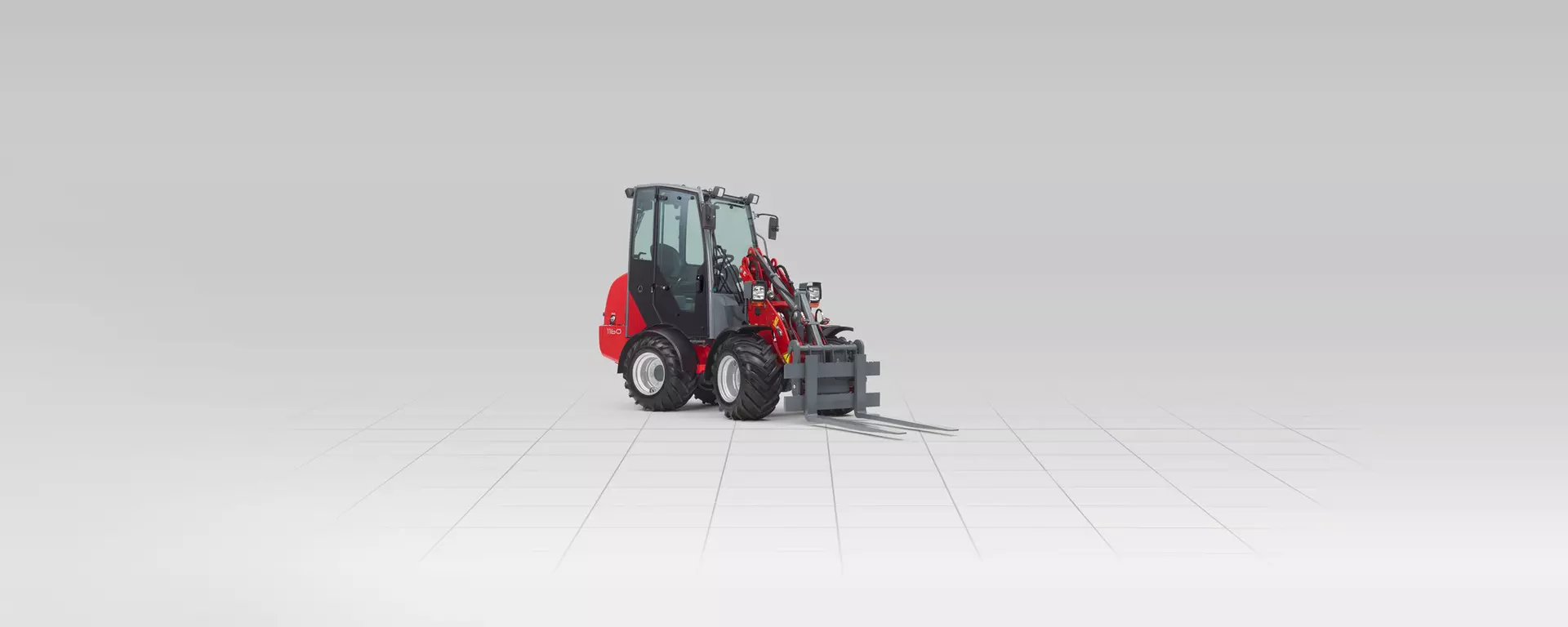 Weidemann Hoftrac 1160 mit Palettengabel, Studio