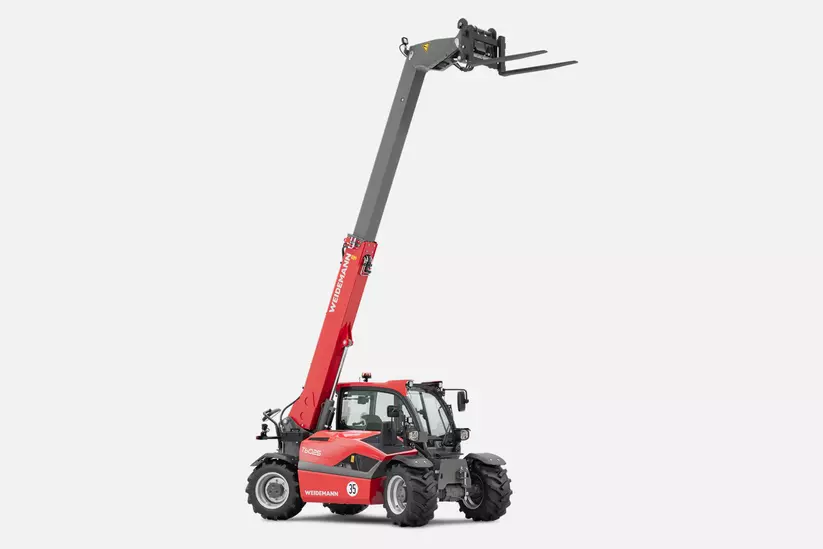 Weidemann Teleskoplader T6025 im Studio, Teleskoparm