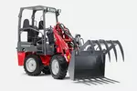 Weidemann Hoftrac/Hoflader 1140 Fahrerschutzdach mit Greifschaufel, Studio
