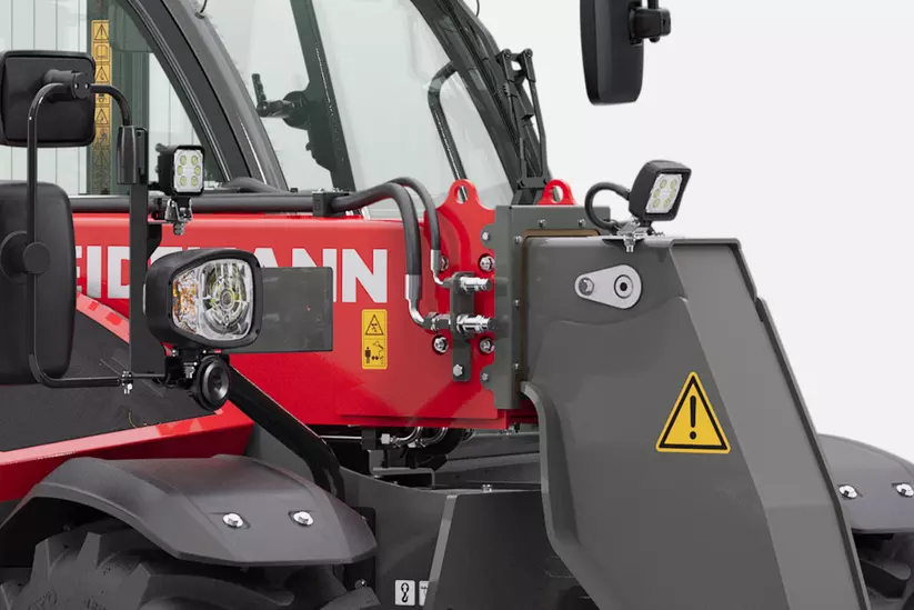 Weidemann Teleskoplader T6025 im Studio, Druckloser Rücklauf inkl. Leckölleitung