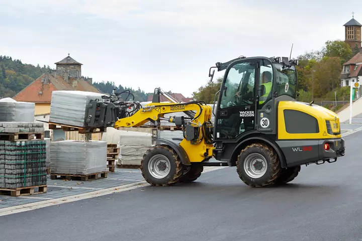 Wacker Neuson wheel loader WL38, Kinematics in general