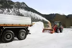 Weidemann wheel loader 5080 cabin with snow blower, application