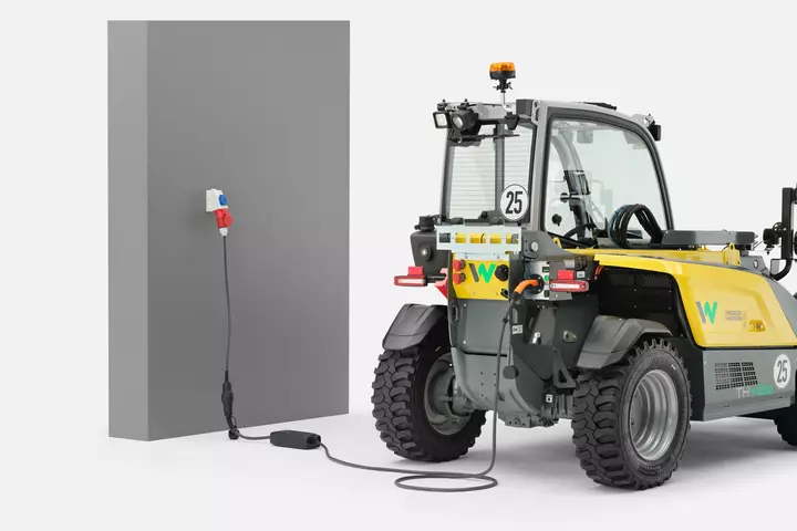 Wacker Neuson Teleskoplader TH412e Betriebskosten, Studio