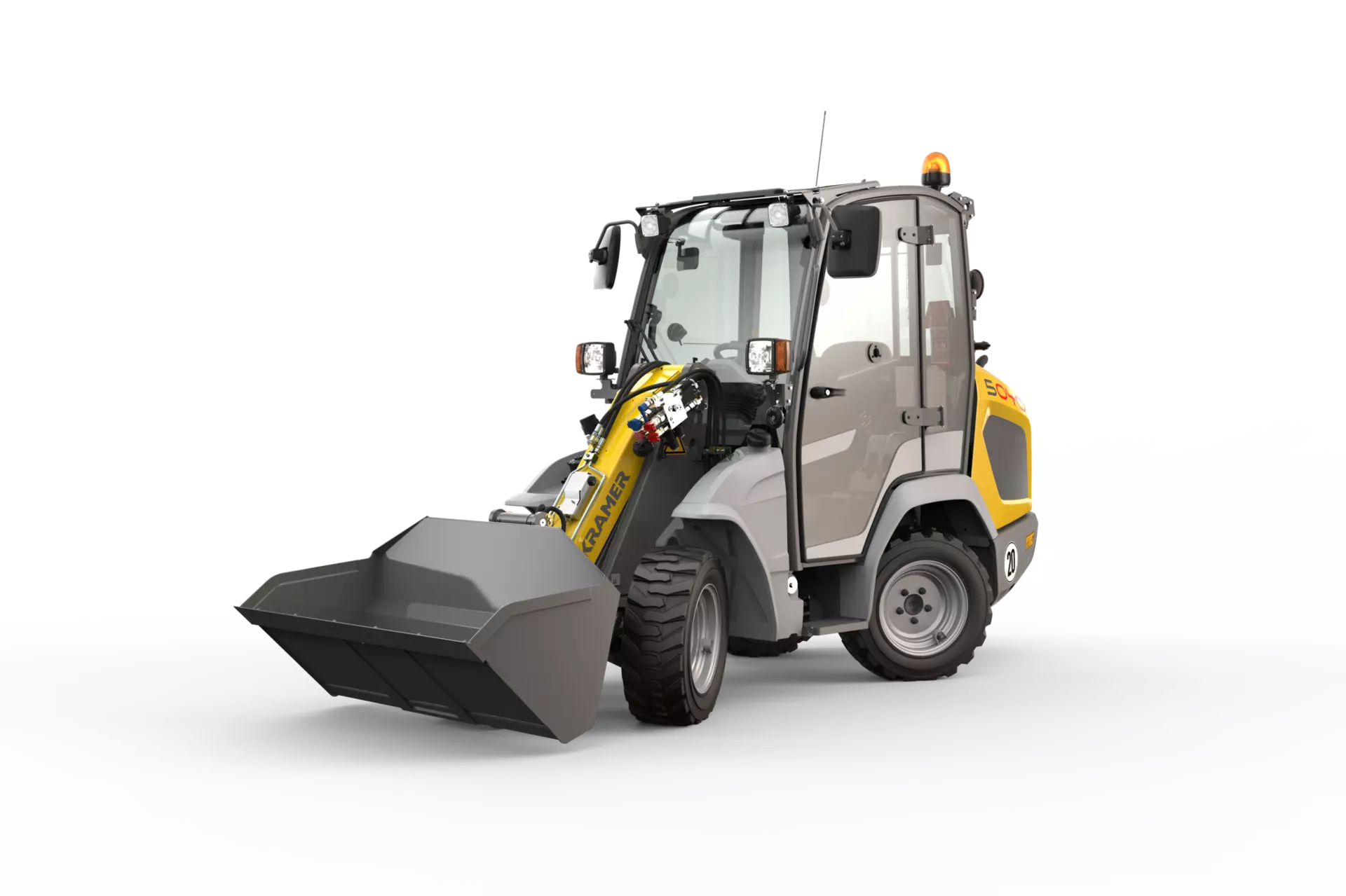 Der Radlader 5040 von Kramer.