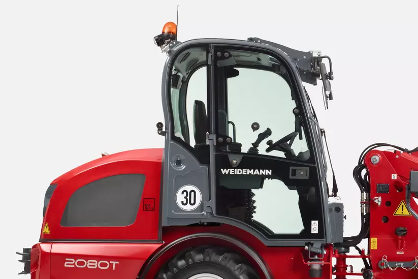 Weidemann Teleskopradlader 2080T, Fahrerstand
