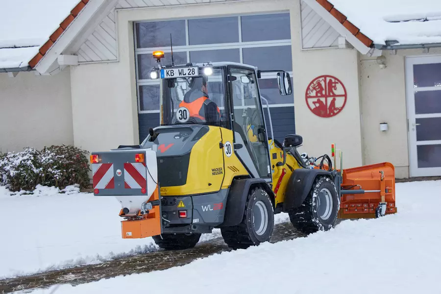 Wacker Neuson attachment, Small gritter