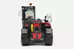 Weidemann telehandler T4512e with light weight bucket, studio