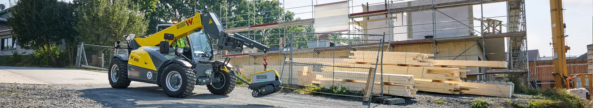 Wacker Neuson Teleskoplader im Einsatz
