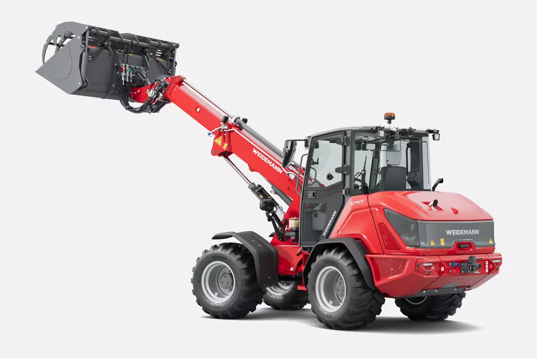 Weidemann Teleskop Rad Lader 3090T mit Scheren Greifer, studio