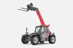 Weidemann telehandler T7035 cabin with pallet fork, studio