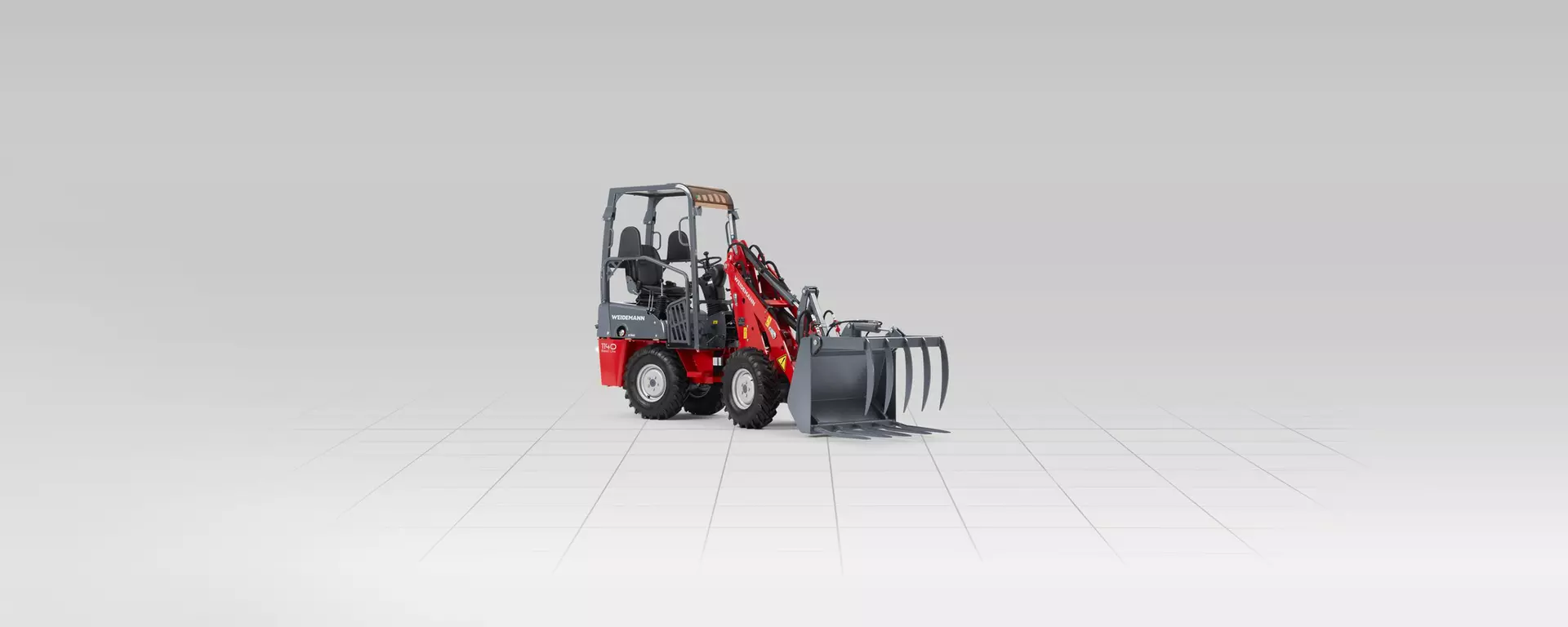 Weidemann Hoftrac 1140BL mit Krokodilgebiss, Studio