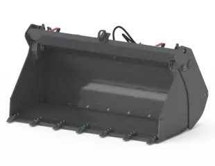 Wacker Neuson attachment, 4-in-1 shovel with fangs and second interchangeable cutting edge