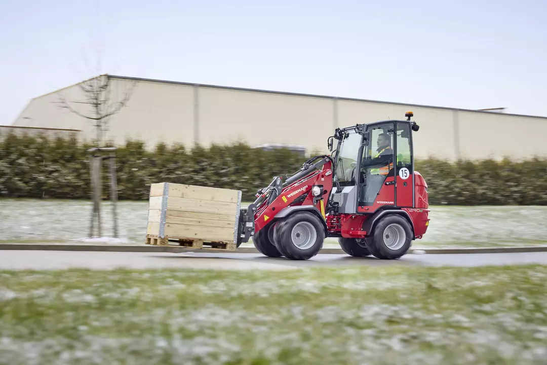 Weidemann Hoftrac 1290e im Einsatz