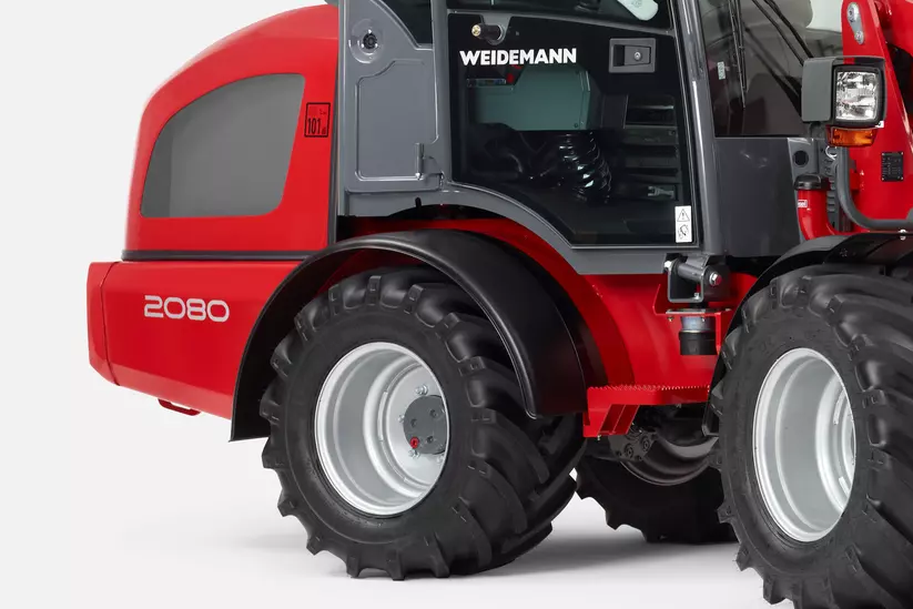 Weidemann Radlader 2080, Ein- und Ausstieg