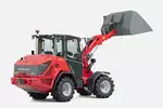 Weidemann wheel loader 2060 cabin with light good bucket, studio