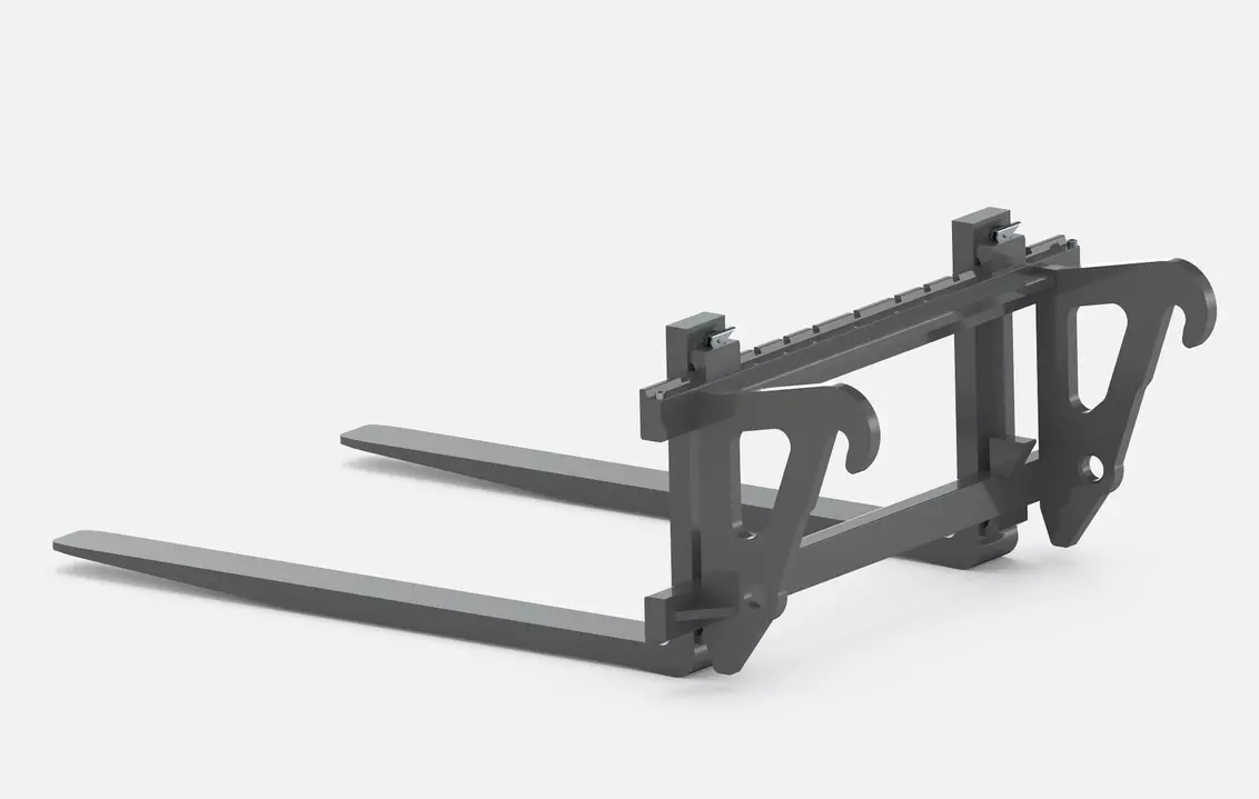 Weidemann attachment Pallet fork, Studio
