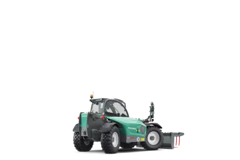 The Kramer telehandler KT357 in a studio.
