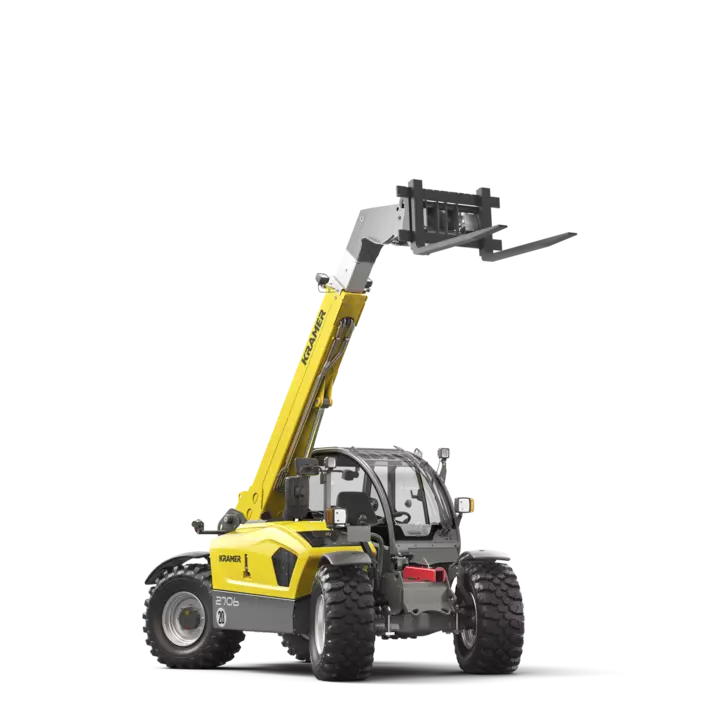 The Kramer telehandler 2706 in a studio.