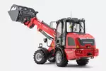 Weidemann Wheelloader 2080LPT cabin with grabbucket, studio