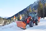 Weidemann Anbaugerät Schneeschild, Einsatz Kommune, Radlader 2080