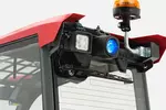 Weidemann Teleskoplader T4512e blue saftey light, studio