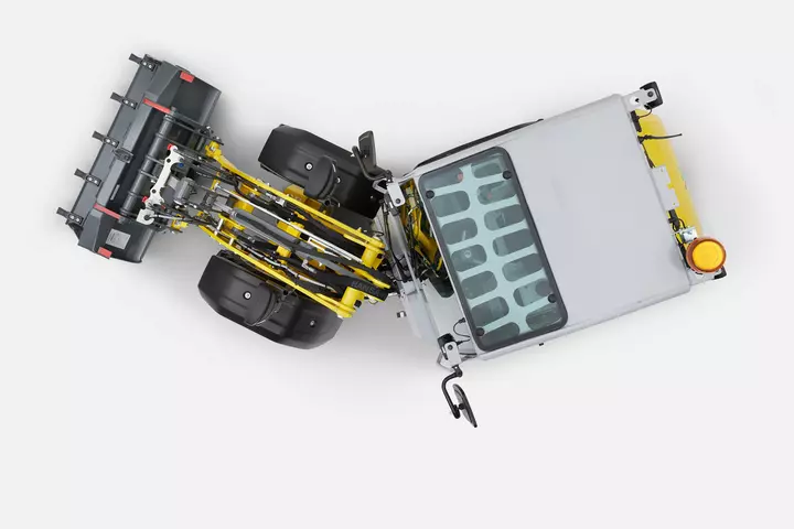 Wacker Neuson Radlader WL20e, Abmessungen und Wendigkeit