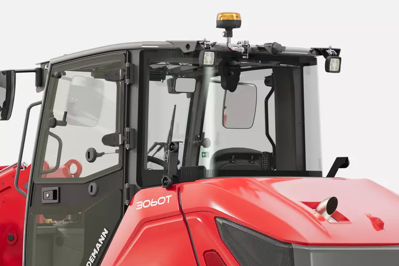 Weidemann Teleskopradlader 3060T im Studio, Rundumsicht