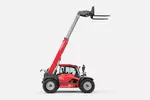 Weidemann telehandler T7042 cabin with pallet fork, studio
