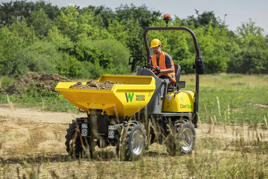DW15e when removing soil in the field